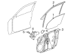 Diagram for Mercedes-Benz GLK350 Window Run - 204-725-16-00