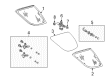 Diagram for Mercedes-Benz ML430 Window Motor - 163-820-14-42