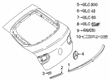 Diagram for Mercedes-Benz EQS 450+ Emblem - 099-810-85-00-7297