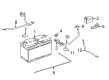 Diagram for Mercedes-Benz GL63 AMG Battery Cable - 166-440-97-07