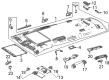 Diagram for Mercedes-Benz EQB 250+ Interior Lights - 000-906-47-05-9051