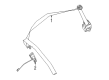 Diagram for Mercedes-Benz GLS350d Seat Belt - 166-860-17-86-8P19