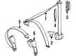 Diagram for Mercedes-Benz E420 Seat Belt - 124-860-85-85