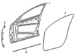 Diagram for Mercedes-Benz GLE53 AMG Door Seal - 167-698-09-00