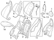 Diagram for Mercedes-Benz EQE 350+ Seat Cushion - 295-910-08-04-9H93