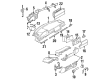 Diagram for Mercedes-Benz 300D Instrument Cluster - 124-680-02-87-7095