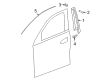 Diagram for Mercedes-Benz GLE63 AMG S Door Moldings - 292-725-02-82