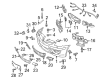 Diagram for Mercedes-Benz Headlight Cover - 304017-006020