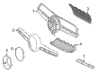 Diagram for Mercedes-Benz GLE450 Grille - 167-888-60-00