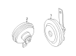 Diagram for Mercedes-Benz ML320 Horn - 163-542-03-20-64