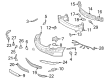 Diagram for Mercedes-Benz SL550 Bumper Cover - 230-885-16-25