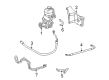 Diagram for Mercedes-Benz E420 Power Steering Hose - 210-466-05-81