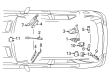 Diagram for Mercedes-Benz GLE400 Antenna - 166-905-65-01