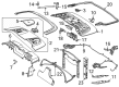 Diagram for Mercedes-Benz CLE53 AMG Air Deflector - 205-860-00-74