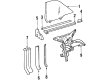 Diagram for Mercedes-Benz 560SEC Window Regulator - 126-670-02-03