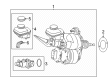 Diagram for Mercedes-Benz EQE 350 Brake Master Cylinder Repair Kit - 297-431-05-00