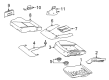 Diagram for Mercedes-Benz CLS63 AMG Seat Switch - 212-905-01-01