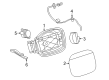 Diagram for Mercedes-Benz GLC63 AMG S E Performance Fuel Door Release Cable - 254-750-04-00