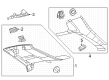 Diagram for Mercedes-Benz GLE450 SUV Pillar Panels - 167-690-20-08-9051