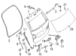 Diagram for Mercedes-Benz ML550 Liftgate Lift Support - 166-980-20-64