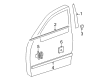 Diagram for Mercedes-Benz E320 Door Moldings - 211-690-03-80