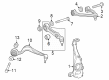 Diagram for Mercedes-Benz EQE 350+ SUV Steering Knuckle - 295-332-03-00