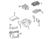 Diagram for Mercedes-Benz S600 Relay - 221-545-14-01