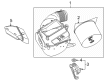 Diagram for Mercedes-Benz CLA45 AMG S Air Filter - 139-094-01-00-64