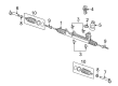 Diagram for Mercedes-Benz ML430 Rack And Pinion - 163-460-02-25-80