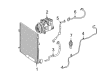 Diagram for Mercedes-Benz ML350 A/C Condenser - 164-500-04-54-64