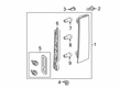 Diagram for Mercedes-Benz eSprinter Back Up Light - 910-820-03-00