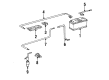 Diagram for Mercedes-Benz 400SE Battery Cable - 140-540-09-30