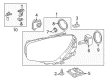 Diagram for Mercedes-Benz SL63 AMG Headlight - 231-820-76-61