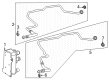 Diagram for Mercedes-Benz GLE350 Transmission Oil Cooler Hose - 167-500-34-01