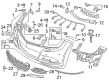 Diagram for Mercedes-Benz C250 Bumper Cover - 204-880-61-47-9999
