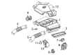 Diagram for Mercedes-Benz CLK55 AMG Engine Cover - 113-010-12-67