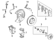 Diagram for Mercedes-Benz E300 ABS Sensor - 210-540-90-08