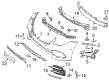 Diagram for Mercedes-Benz E43 AMG Bumper - 213-885-69-02-64-9999
