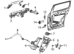 Diagram for Mercedes-Benz GLA45 AMG Door Latch Cable - 247-760-28-00