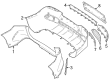 Diagram for Mercedes-Benz EQE SUV AMG Bumper - 294-885-32-01