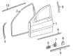 Diagram for Mercedes-Benz S430 Door Seal - 220-720-11-78