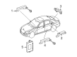 Diagram for Mercedes-Benz S600 Antenna - 221-820-18-75