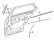 Diagram for Mercedes-Benz E450 Door Moldings - 214-730-29-00