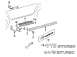 Diagram for Mercedes-Benz E320 Emblem - 230-817-05-15