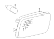 Diagram for Mercedes-Benz Side Marker Light - 210-820-14-21