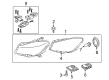 Diagram for Mercedes-Benz CLA45 AMG Headlight - 117-906-67-00