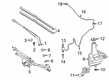 Diagram for Mercedes-Benz eSprinter Wiper Arm - 910-820-56-00-64