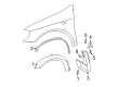 Diagram for Mercedes-Benz Mud Flaps - 163-890-08-78
