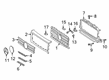 Diagram for Mercedes-Benz GLE53 AMG SUV Emblem - 000-817-95-00