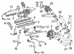 Diagram for Mercedes-Benz CLE53 AMG Coolant Pipe - 256-203-00-02-64